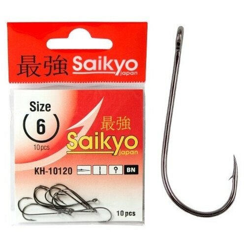 Крючок Saikyo KH-10120 Single Spoon Hook №8 10шт