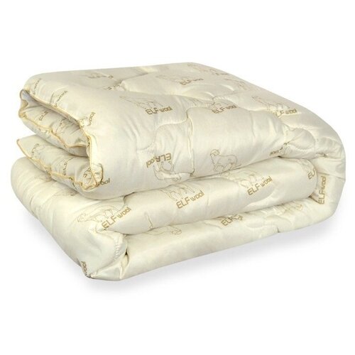 Одеяло Зимнее из овечьей шерсти 2сп 172x205 , вес наполнителя 400 гр/кв.м.