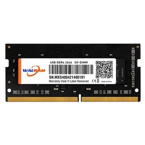 Модуль памяти Walram SO-DIMM DDR4 4ГБ 2666МГц 89800₽