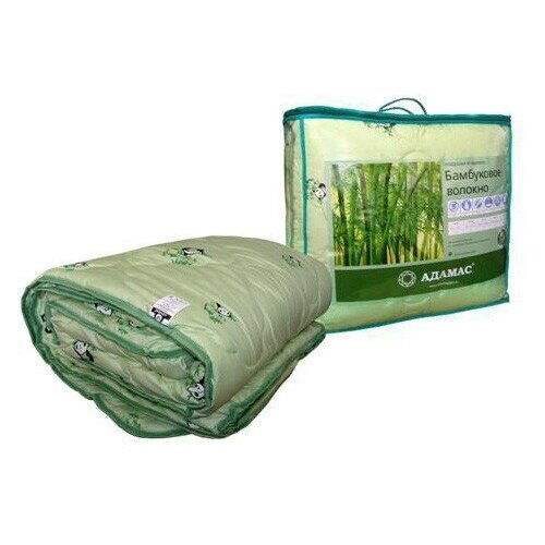 Одеяло 140*205см бамбук п/э 300гр сумка Адамас
