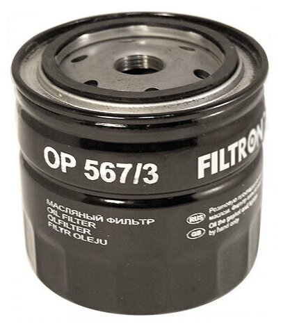 Фильтр масляный OP5673 FILTRON для Nissan Navara Pathfinder X-Trail / Масляный фильтр Фильтрон для Ниссан Навара Патфайндер Х-Трейл