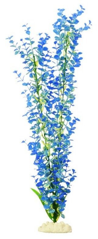 Искусственное растение BARBUS Бакопа 10 см синий - фотография № 2