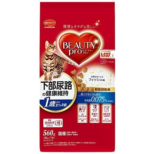 Сухой корм для кошек Japan Premium Pet, Корм BEAUTY PRO с морским коллагеном для кошек. Профилактика мочекаменных заболеваний (МКБ).