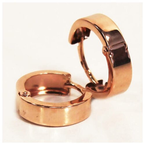 Серьги конго The Jeweller, красное золото, 585 проба, , золотистый