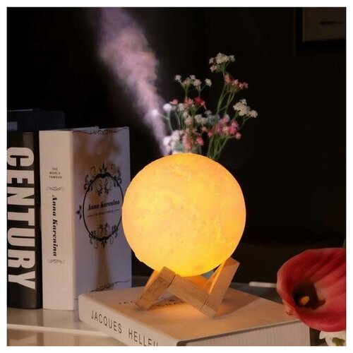 Увлажнитель воздуха с ночником светильником луна 3 режима подсветки 94900₽