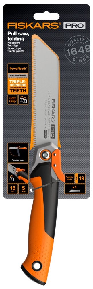 Пила складная Fiskars 150мм 1062932 - фотография № 4