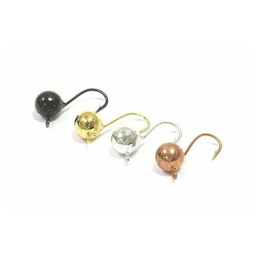 Мормышка Condor Шар фигурный с ушком d 6,0 мм вес 1,96 гр черный никель 10 шт