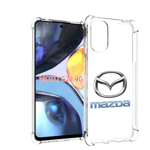 Чехол MyPads mazda-мазда-4 мужской для Motorola Moto G22 4G задняя-панель-накладка-бампер