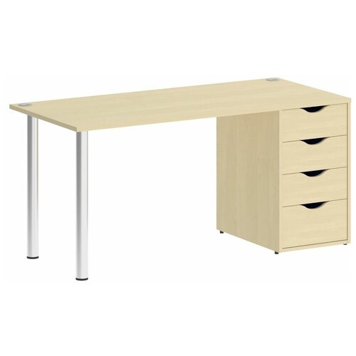 Стол письменный с тумбой Home Office Riva VR.SP-3-158.4 Клен 1580х720х750