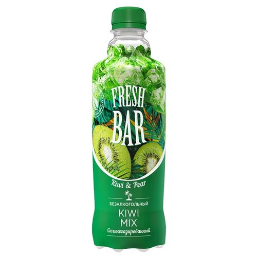 Газированный напиток Fresh Bar Kiwi Mix, 0.48 л, пластиковая бутылка
