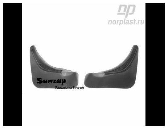 Брызговики задние NorPlast для Renault Duster NPL-Br-69-10B