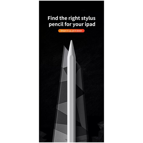 Стилус WiWU Pencil W Magnetic Wireless Charging Palm Rejection Stylus Pen for iPad after 2018 Version Белый