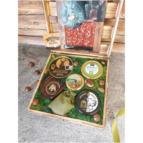 Подарочный набор Таежный/Мужской подарок/подарочный набор мужчине/съедобный подарок