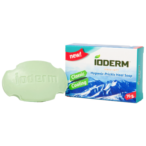 Охлаждающее антибактериальное гигиеническое мыло Ioderm (70 гр)