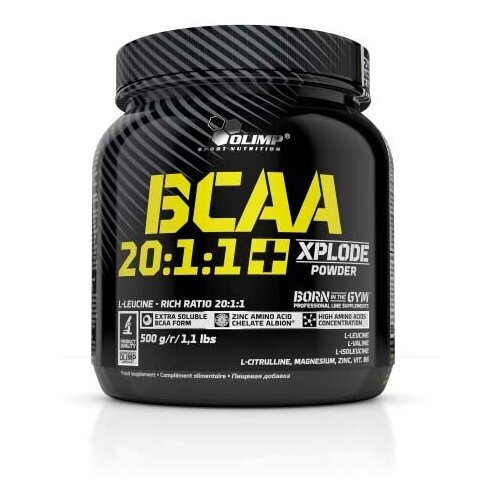 Грейпфрут Olimp BCAA 20:1:1 Xplode powder 500 гр (Olimp) bcaa myprotein essential 2 1 1 натуральный 500 гр