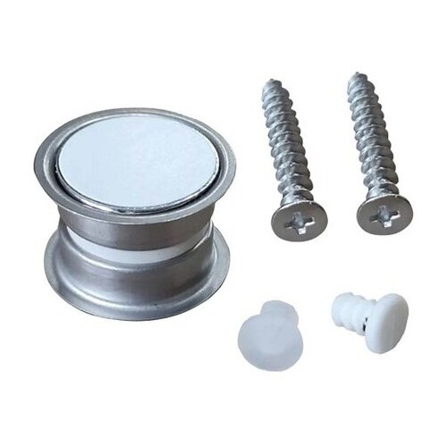 Фиксатор скрытый магнитный VITRUM SPACE STOPPINO CLOSE сатин хром (EXTREZA M-73)