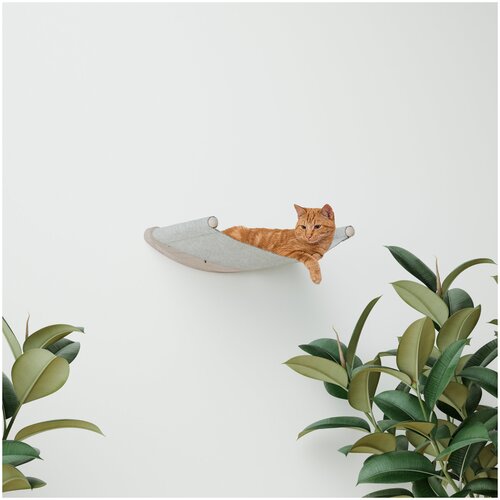 Настенный гамак для животных беленый дуб Catsby Family мостик настенный гамак для кошек