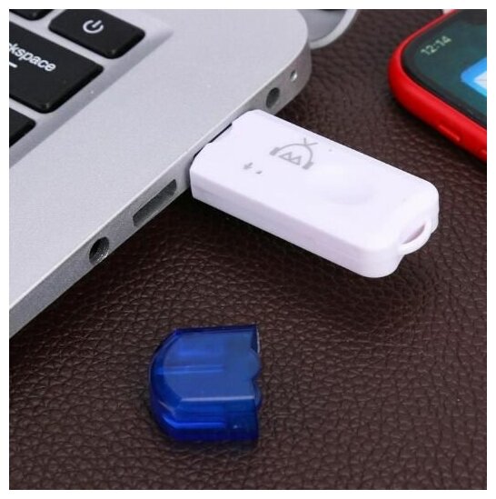 Адаптер Bluetooth USB с микрофоном / соединение беспроводных устройств / блютуз адаптер для компьютера