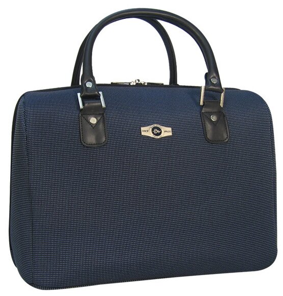 Набор: чемодан + сумочка Borgo Antico. 6088 dark blue 23.5/16 