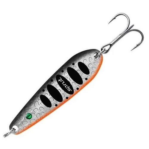 блесна колеблющаяся livetarget erratic shiner spoon 50ss 224 glow pearl Блесна SPRUT Lucky Spoon колеб. 55мм/11г/SBK