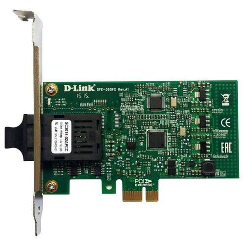 Сетевой адаптер D-Link 100BASE-FX DFE-560FX/10/B1A d link dfe 560fx dfe 560fx 10 b1a