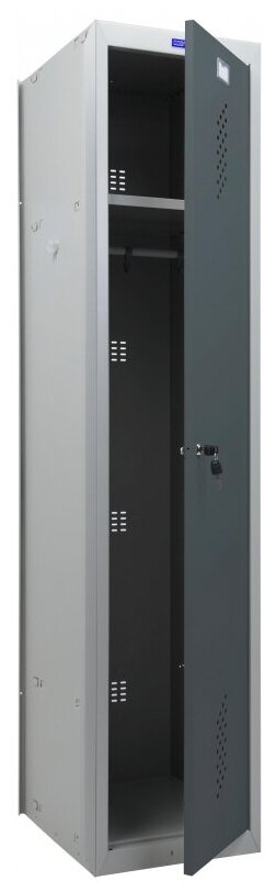 Шкаф для одежды металлический Cobalt Locker 11-30(базовый модуль)R7043/7038 - фотография № 3