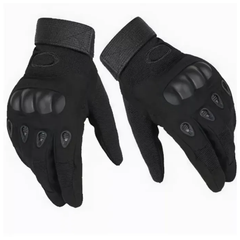 фото Перчатки тактические OKLAI / Перчатки для туризма охоты рыбалки вело мото, Черный