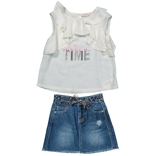 Комплект одежды MIDIMOD GOLD, размер 92, белый/синий