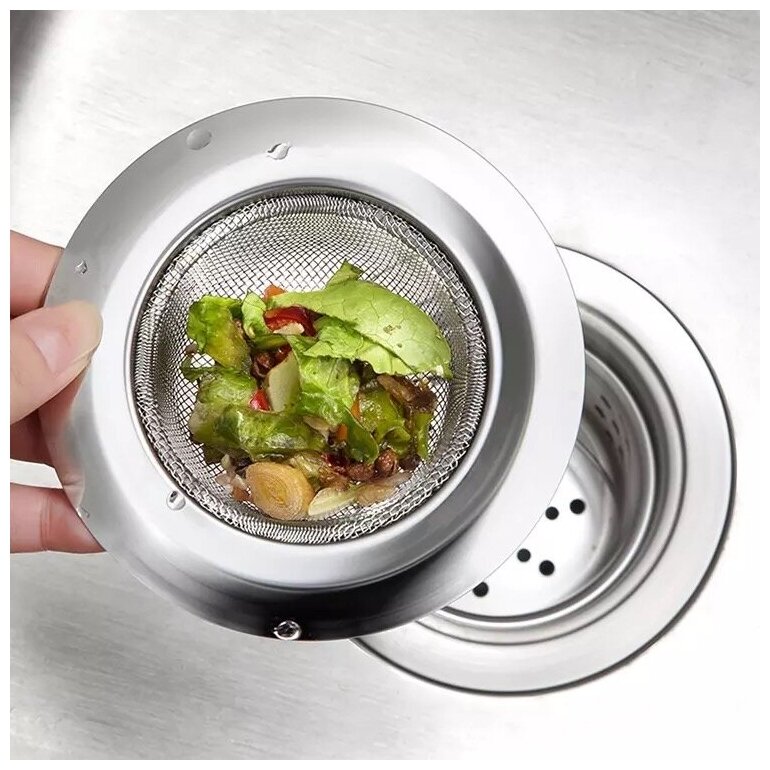 Сетка для раковины / Сито для раковины / Сетка-фильтр для слива в ...