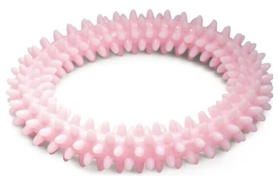 Игрушка для щенков Triol PUPPY из термопласт. резины "Кольцо", розовое, d105мм
