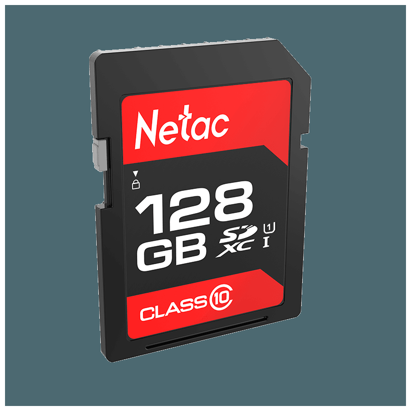 Карта памяти Netac P600 SDHC 128GB U1/C10 up to 80MB/s, retail pack