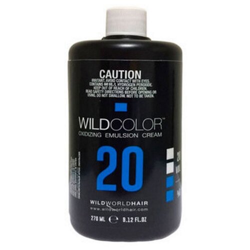 Wild Color Oxidizing Emulsion Cream 6% OXI (20 Vol) - Вайлд Колор Окисляющая крем-эмульсия 6%, 270 мл -