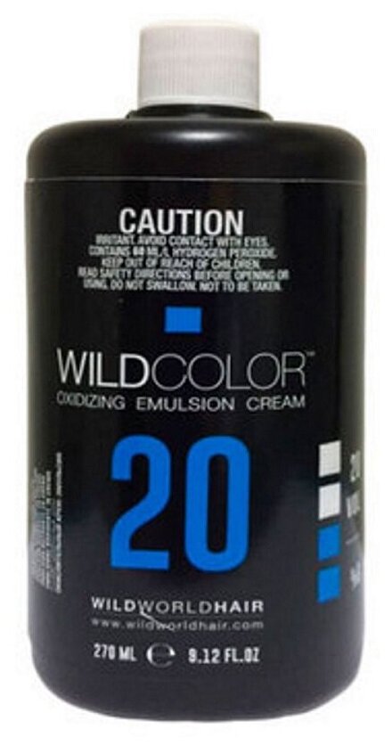 Wild Color Oxidizing Emulsion Cream 6% OXI (20 Vol) - Вайлд Колор Окисляющая крем-эмульсия 6%, 270 мл -