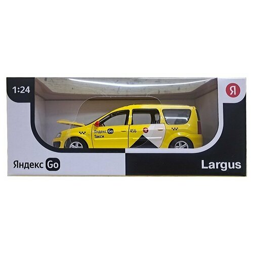 Модель 1:24 LADA LARGUS, цвет желтый 1251481JB Автопанорама