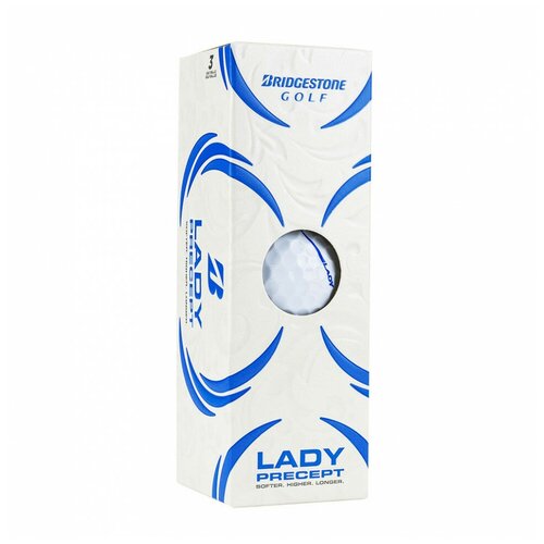 Мяч для гольфа Bridgestone Lady Precept, BGB1LWX, 3 шт/уп, белый