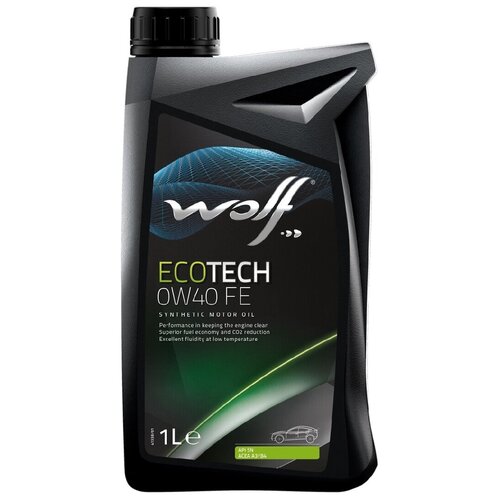 Масло моторное, Wolf ECOTECH 0W40 FE, 1 л