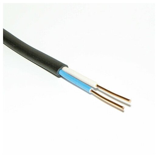 Силовой кабель МБ Провод ВВГмб-П нг(А)-LS 2 x 1,5 мм², 20 м - фотография № 3