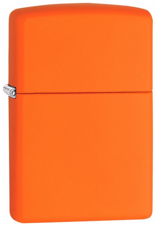 Оригинальная бензиновая зажигалка ZIPPO Classic 231 с покрытием Orange Matte