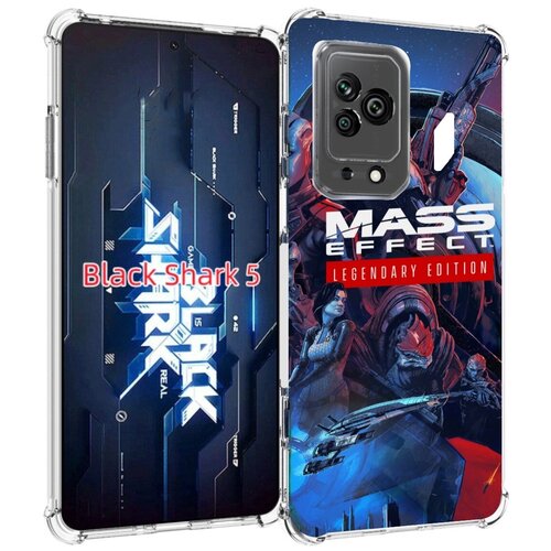 Чехол MyPads Mass Effect Legendary Edition для Xiaomi Black Shark 5 задняя-панель-накладка-бампер