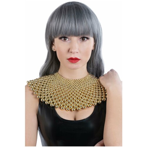 Колье Театр Имперских Зрелищ, длина 12 см, золотой, серебряный