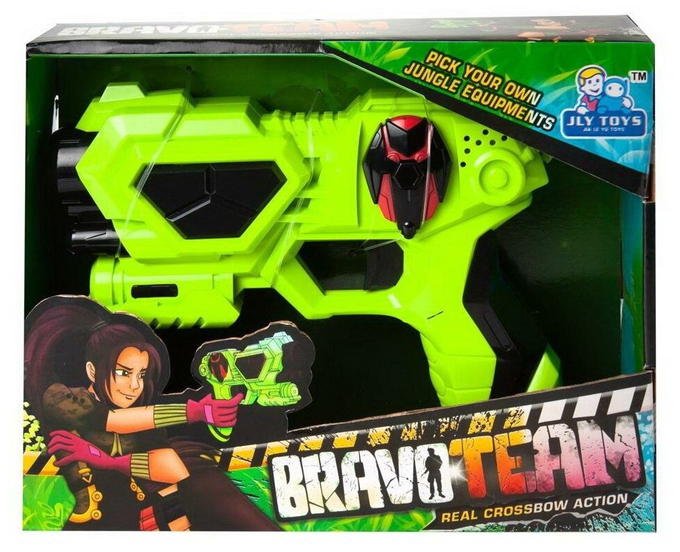 Бластер "BRAVO TEAM", со световыми и звуковыми эффектами (3117C-1) ABtoys - фото №6