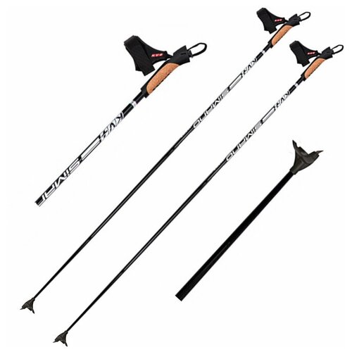 Палки KV+ SIMANO cross country pole, Black, 145 cm