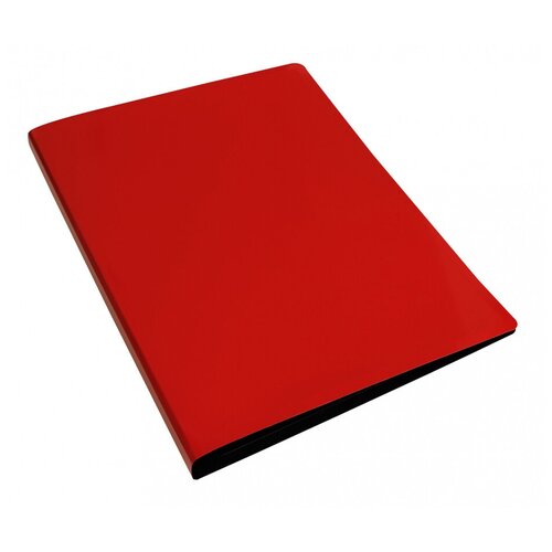 Набор из 14 штук Папка с металлическим зажимом Бюрократ DeLuxe DL07CRED A4 пластик 0.7мм корешок 27мм красный