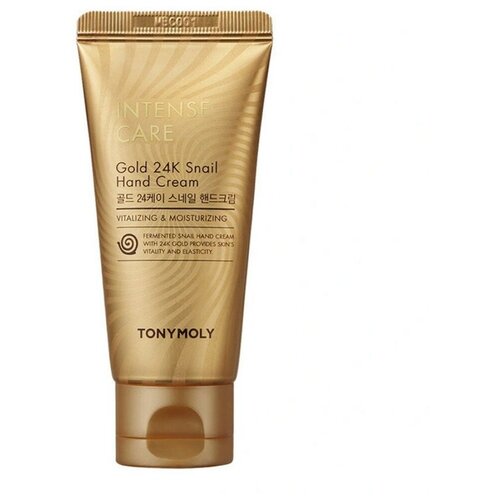 TONY MOLY Intense Care Gold 24K Snail Hand Cream Регенерирующий крем для рук с экстрактом улиточной слизи, 60 мл. крем для рук с муцином улитки и коллоидным золотом intense care gold 24k snail hand cream 22мл