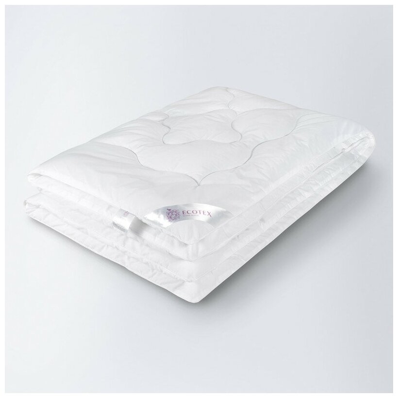 Одеяло эвкалипт евро (200x220 см) "Эвкалипт", чехол - перкаль (100% хлопок), Ecotex - фотография № 1