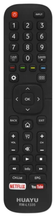 Пульт универсальный Huayu для HISENSE DEXP/DNS RM-L1335