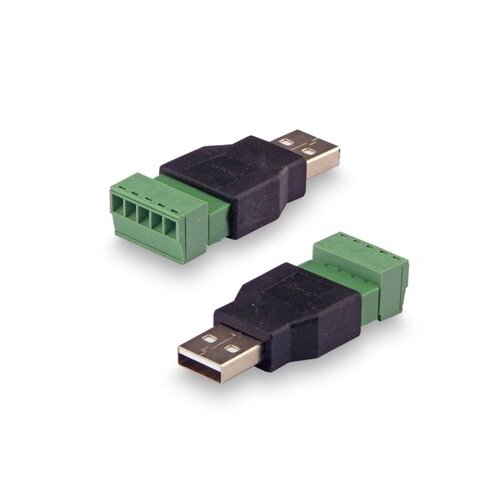 Переходник USB (male)-клеммная колодка винтовая