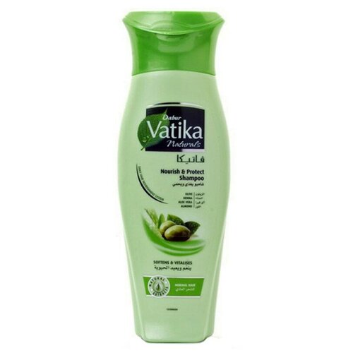 Шампунь для волос Dabur VATIKA Naturals Nourish & Protect питание и защита, 400 мл