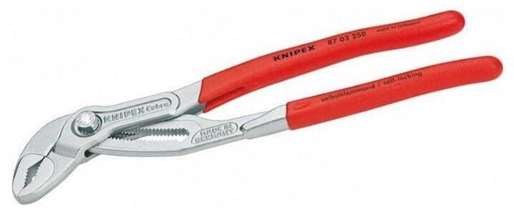 Сантехнические клещи Cobra, d 50 мм, 250 мм Knipex KN-8703250