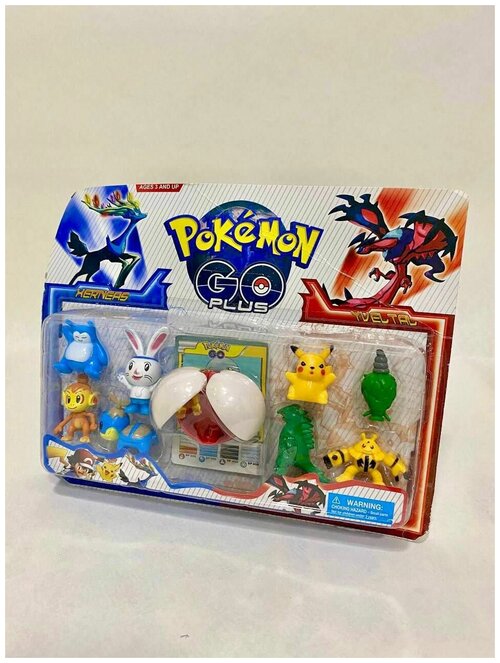 Игровой набор Pokemon Go / Фигурки Пикачу и друзья 8шт